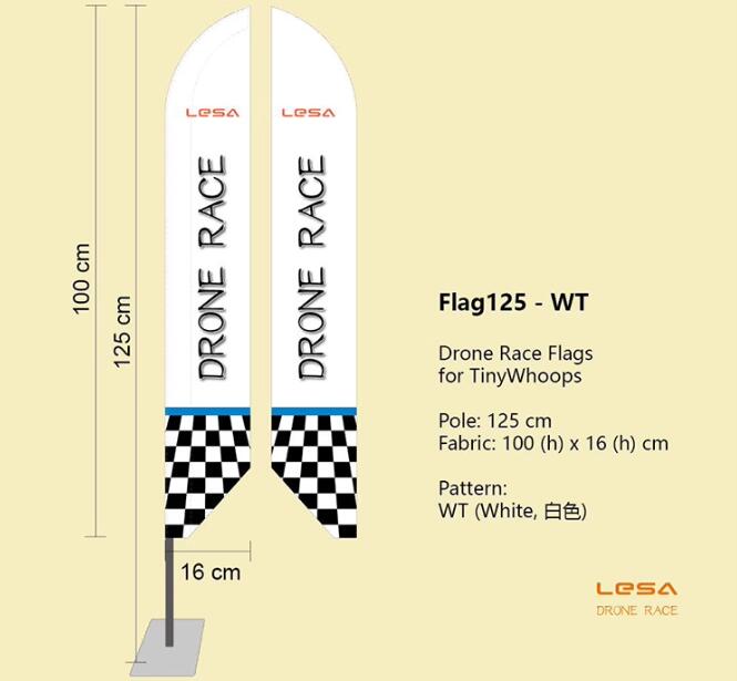 1 pair/ 2sets of ​​Car Racing  - Drone Racing Flag recension och pris