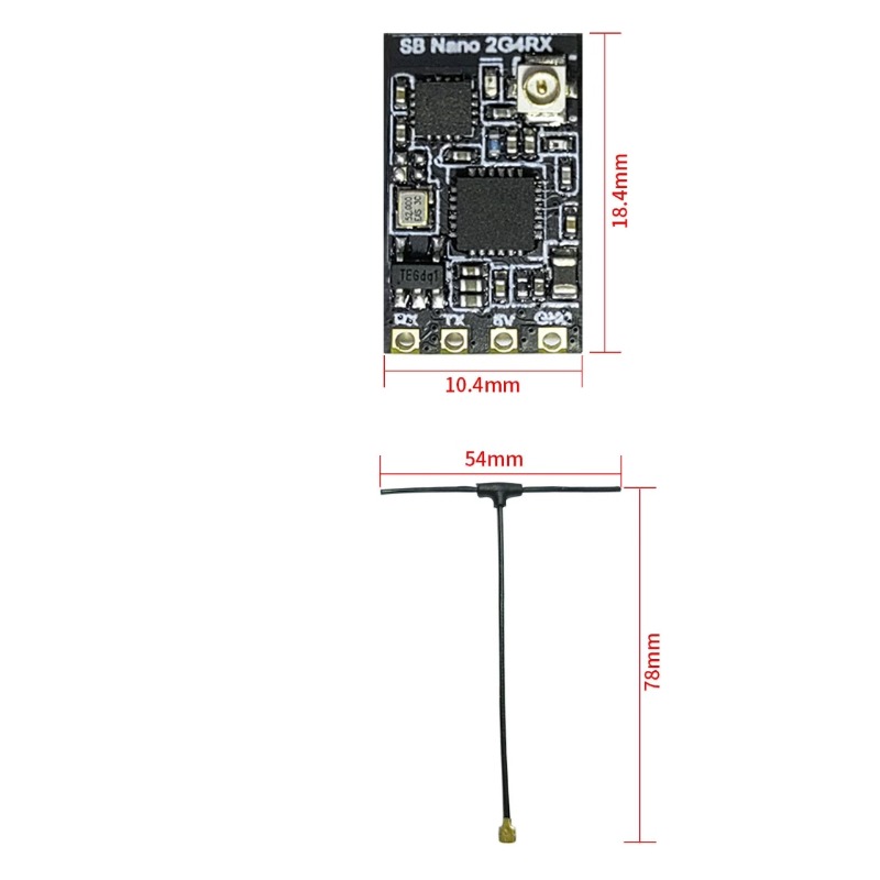SpeedyBee Nano 2.4G ExpressLRS - Drone Racing Receiver recension och pris