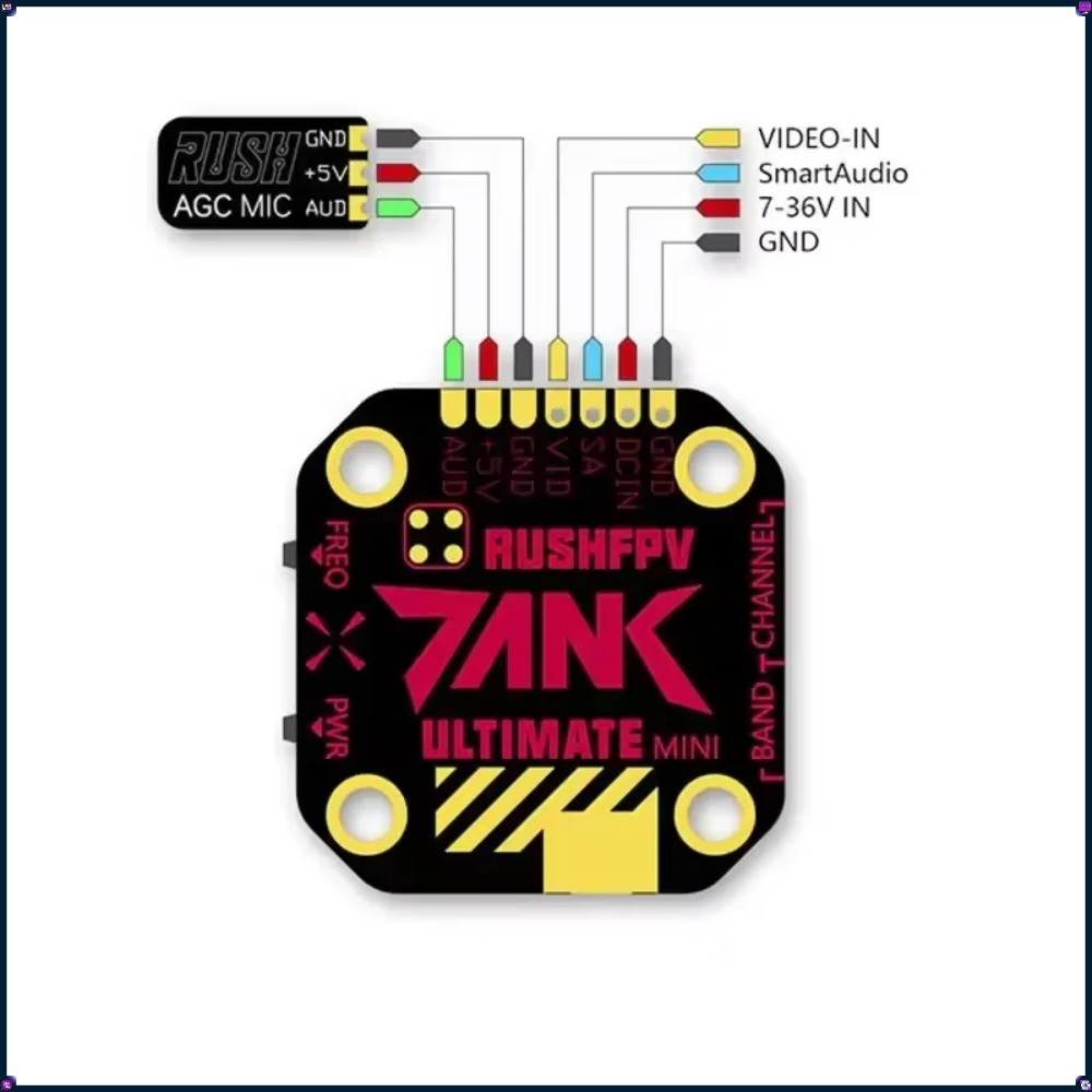 Rush Cherry FPV Stubby Antenna - Drone Racing Receiver recension och pris