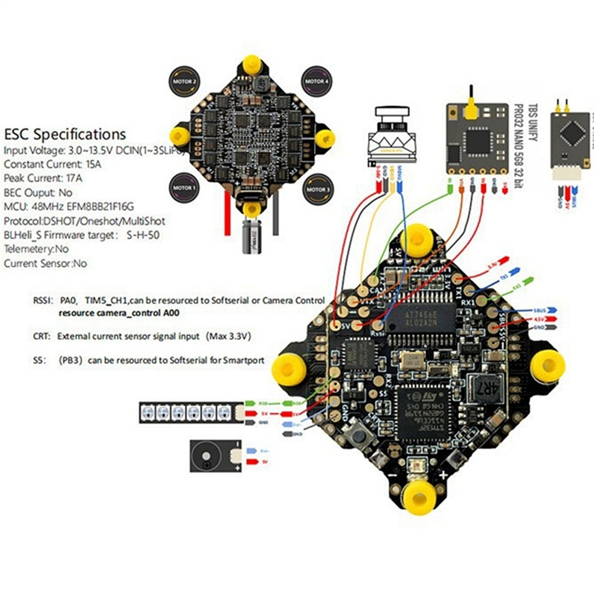NEW F411 AIO Flight Controller - Drone Racing Charger recension och pris
