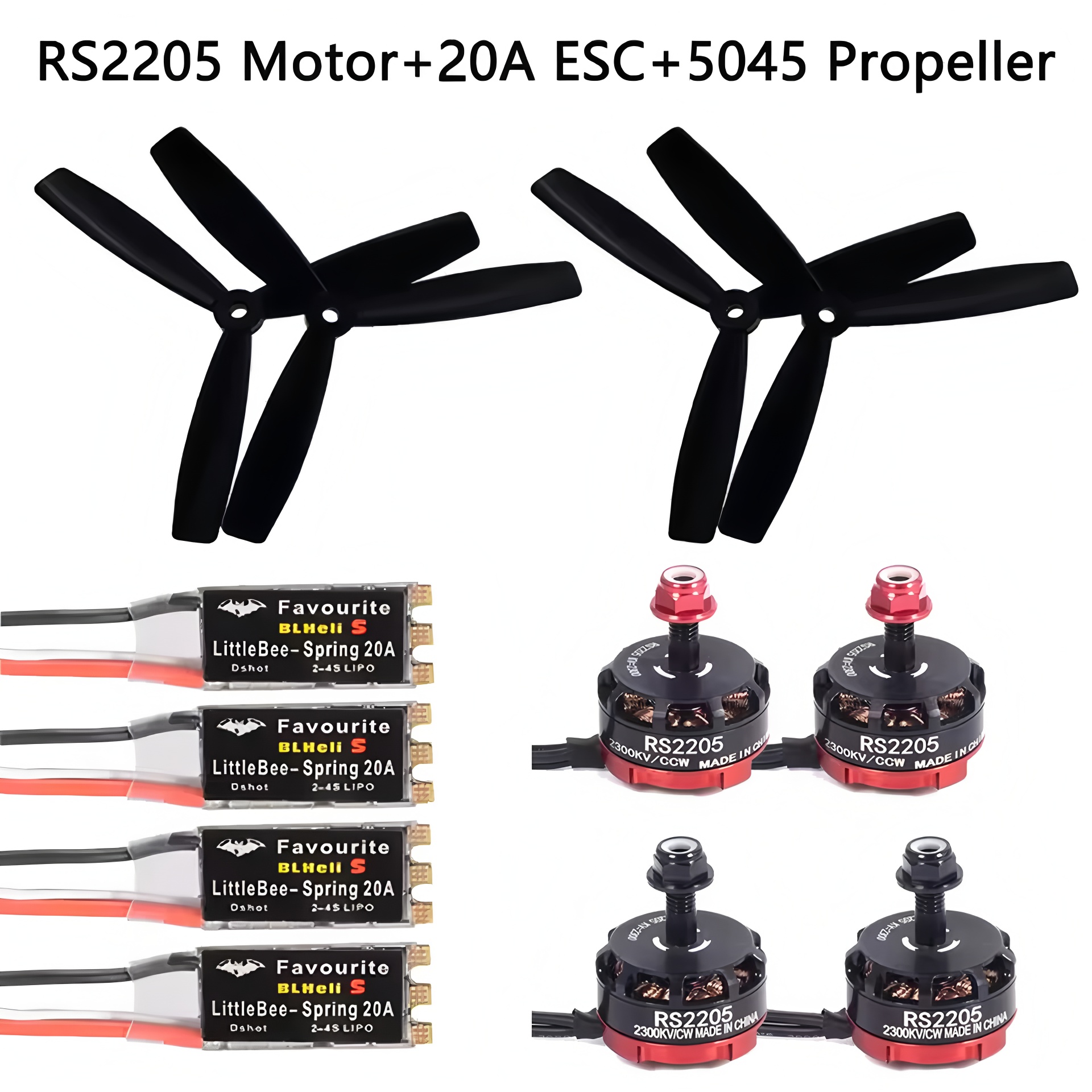 FPV RS2205 2300KV CW CCW Brush - Drone Racing Esc recension och pris