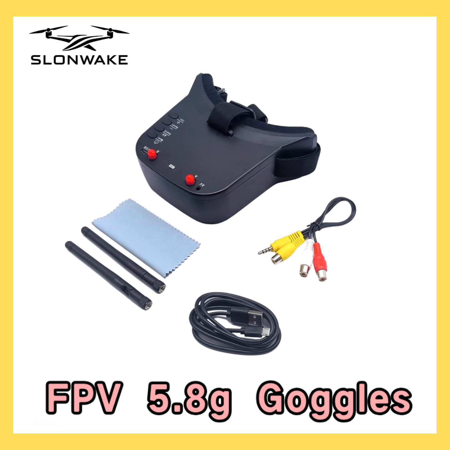 SLONWAKE 5.8G 48CH FPV 400mw V - Drone Racing Transmitter recension och pris